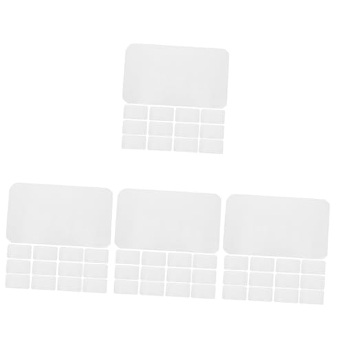 VILLCASE 200 STK Sublimationsaufkleber Blanko-wärmeübertragungsaufkleber Blanko-Aufkleber Zur Wärmeübertragung Blanko-Aufkleber Zum Selbermachen Blanko-Aufkleber Mit Wärmesublimation Weiß von VILLCASE