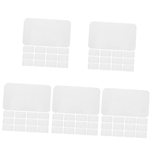 VILLCASE 250 STK Sublimationsaufkleber Heißübertragungsaufkleber Blanko Aufkleber Blanko-Wärmeübertragungsaufkleber leerer Aufkleber Leere Etikettenaufkleber DIY-Material Klebeaufkleber von VILLCASE