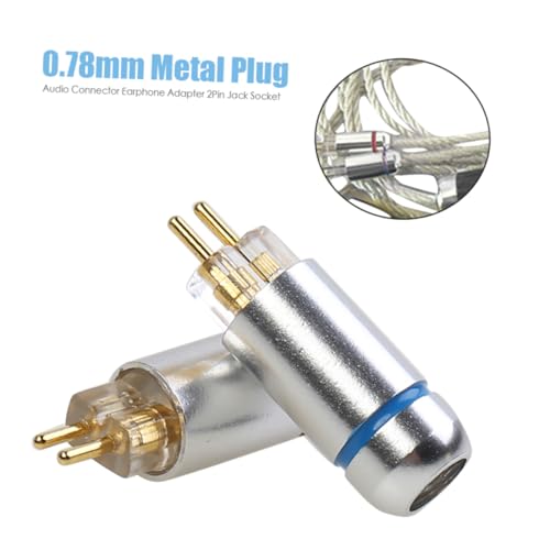VILLCASE 2Stücke Kopfhörer Audioadapter Metall Headset Adapter für HiFi Kopfhörer Robuster Langlebiger Kopfhöreranschluss für Hochwertige VILLCASE 2Stücke Kopfhörer Audioadapter Metall Headset Adapter für HiFi Kopfhörer Robuster Langlebiger Kopfhöreranschluss für Hochwertige von VILLCASE