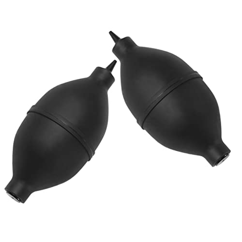 VILLCASE 2Stücke Silikon Luftgebläse Squeeze Birne Staubblume Für Präzise Reinigung Von Computer Sukkulenten Zufälligem Farbblaskopf Schwarz von VILLCASE