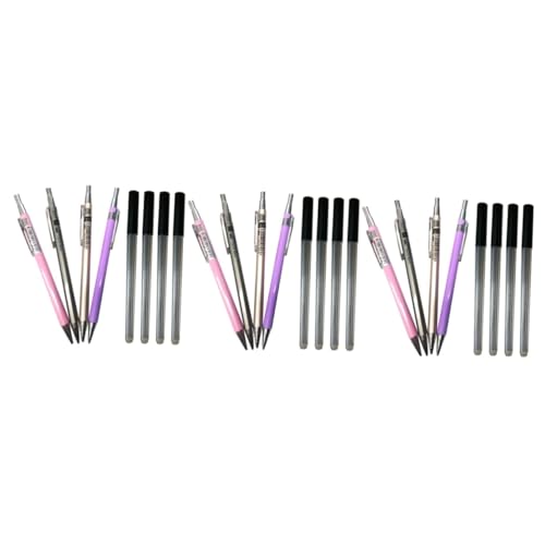 VILLCASE 3 Sätze Ersatzbleistiftmine Treibbleistift Bleistift Minen Schreibkladde Briefpapier Set Druckminenbleistift Schreiblernbleistift Druckbleistiftkern Druckbleistiftmine 4boxen*3 von VILLCASE