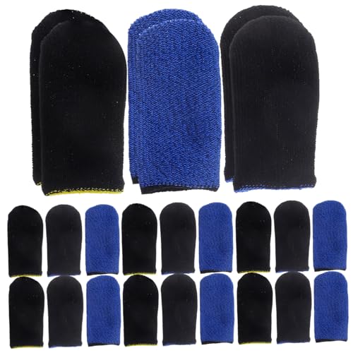 VILLCASE 30Paare Schweiß Gaming Fingerhülsen Atmungsaktive Fingerhüllen für Touchscreen Komfortable Fingerkappen aus Fasermaterial für Frauen Vielseitig VILLCASE 30Paare Schweiß Gaming Fingerhülsen Atmungsaktive Fingerhüllen für Touchscreen Komfortable Fingerkappen aus Fasermaterial für Frauen Vielseitig von VILLCASE