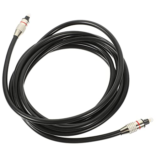 VILLCASE 3M Optisches Audiokabel Audiokabel Für Fernseher Soundbars Hochwertige Übertragung Mit Goldplattiertem Flexibler Bauweise Für Dvd von VILLCASE