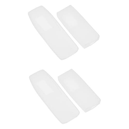 VILLCASE 4 Stück Fernbedienung gehäuse schützend Gehäuse der Fernbedienung 4k Universal- Plastikabdeckung für TV -Fernbedienung Klimaregler-Schutzabdeckung Kieselgel Weiß VILLCASE 4 Stück Fernbedienung gehäuse schützend Gehäuse der Fernbedienung 4k Universal- Plastikabdeckung für TV -Fernbedienung Klimaregler-Schutzabdeckung Kieselgel Weiß von VILLCASE