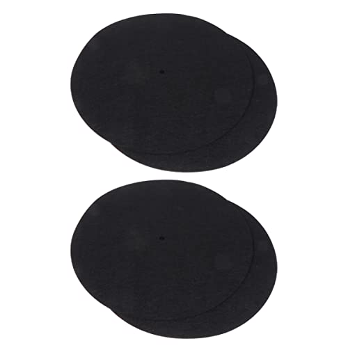 VILLCASE 4Stücke Vinyl Schallplatten Schutzmatte Disc Matte Dicke rutschfeste Matte Für Schallplattenspieler Perfekter Schutz Für Ihre von VILLCASE