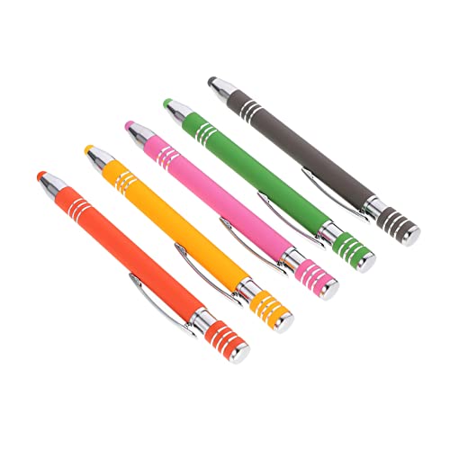 VILLCASE 5 Stück Metall Kugelschreiber Kapazitive Stylus Stifte Bildschirmstift Mehrfarbiger Kugelschreiber Eingabestifte Für Touchscreens Kapazitiver Stift Tablet Stylus VILLCASE 5 Stück Metall Kugelschreiber Kapazitive Stylus Stifte Bildschirmstift Mehrfarbiger Kugelschreiber Eingabestifte Für Touchscreens Kapazitiver Stift Tablet Stylus von VILLCASE
