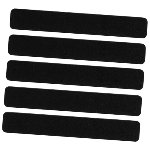 VILLCASE 5 Stück Nachricht Notizstreifen Memoboard-Streifen Memoboard für Bilder Filz-Pinnwand für Notizen Memo-Papierhalter gefühlt Black von VILLCASE