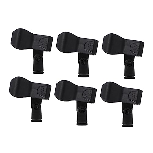 VILLCASE 6Stücke Mikrofonclips Einstellbare Mikrofonhalterung Für Verschiedene Mikrofone Einfach Zu Installieren Connector Für Ktv Bühne Konzerte Mehr von VILLCASE