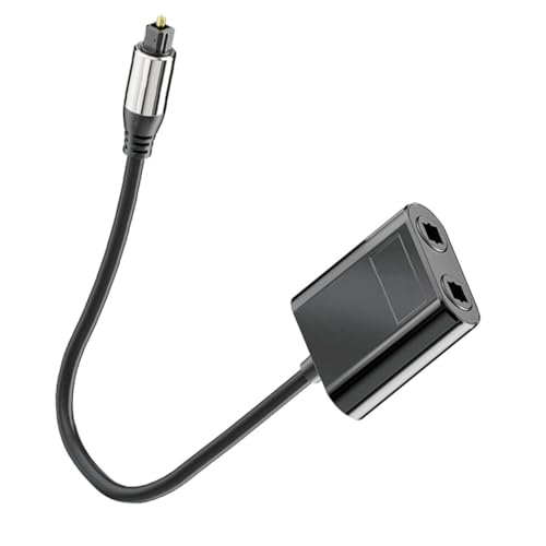 VILLCASE Audio Splitter Anschlussausgang Glasfaser Audio Optischer Splitter 1 In 2 Ausgangssplitter Kabelsplitter Zubehör Empfänger Glasfaser Splitter Praktischer Optischer Splitter VILLCASE Audio Splitter Anschlussausgang Glasfaser Audio Optischer Splitter 1 In 2 Ausgangssplitter Kabelsplitter Zubehör Empfänger Glasfaser Splitter Praktischer Optischer Splitter von VILLCASE