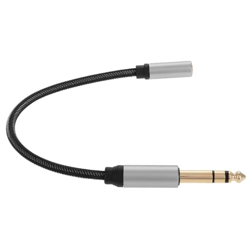 VILLCASE Audioleitung Audio- Aux Audiokabel-Verlängerung klinkenstecker adapter audio verlängerungskabel Verlängerung des Kopfhörerkabels Kabel für Kopfhörer Geflochtenes Seil Grey von VILLCASE