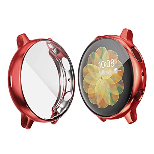 VILLCASE Galvanik Schutzhülle Active 2 Gehäuse Schutzgehäuse Uhrengehäuse Cover Armbanduhrengehäuse Schutzhülle Schutzrahmen Cover Smartwatch Watch Active 2 Zubehör Rot VILLCASE Galvanik Schutzhülle Active 2 Gehäuse Schutzgehäuse Uhrengehäuse Cover Armbanduhrengehäuse Schutzhülle Schutzrahmen Cover Smartwatch Watch Active 2 Zubehör Rot von VILLCASE