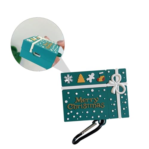 VILLCASE Kopfhörer Schutzhülle mit Weihnachtsmotiv Kompatibel mit Silikonabdeckung Langlebig für VILLCASE Kopfhörer Schutzhülle mit Weihnachtsmotiv Kompatibel mit Silikonabdeckung Langlebig für von VILLCASE