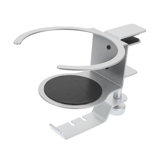 VILLCASE Kopfhörerhalterung Mit Getränkehalter Verstellbarer Headset Aufhänger Für Over Ear Kopfhörer Silberne Halterung Für Schreibtisch Platzsparendes Design VILLCASE Kopfhörerhalterung Mit Getränkehalter Verstellbarer Headset Aufhänger Für Over Ear Kopfhörer Silberne Halterung Für Schreibtisch Platzsparendes Design von VILLCASE