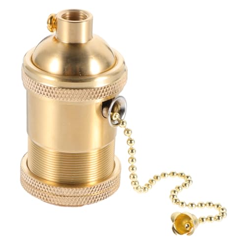 VILLCASE Kupferlampenhalter mit Reißverschluss Vintage DIY Leuchtenzubehör für Decken und Wandleuchten Elegant und Langlebig für Bar und Zuhause von VILLCASE