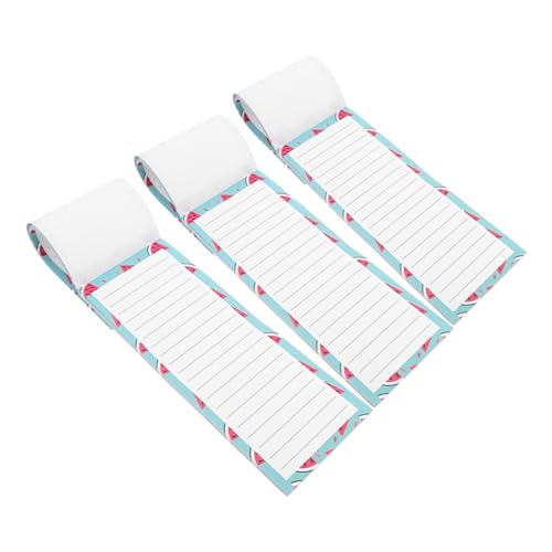 VILLCASE Lustiges Magnetisches Kühlschrank-notizblock-Set 3-teilig Magnetische Listenblöcke für Kühlschrank Büro Küche von VILLCASE