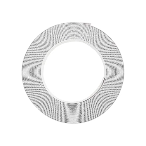 VILLCASE Randstreifen klebrig Abdeckung trimmen groß Vinyl Schrankkantenband selbstklebendes, flexibles Kantenband selbstklebendes Thermoband Furnierkantenanleimer PVC Weiß von VILLCASE
