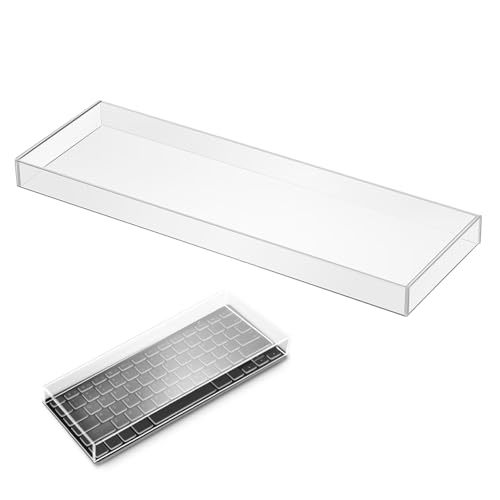 VILLCASE Tastaturabdeckung Aus Acryl Für Tasten Tastaturen Wasser Staubschutz Transparente Tastaturabdeckung Einfache Installation Passgenaues Design Optimaler Schutz von VILLCASE