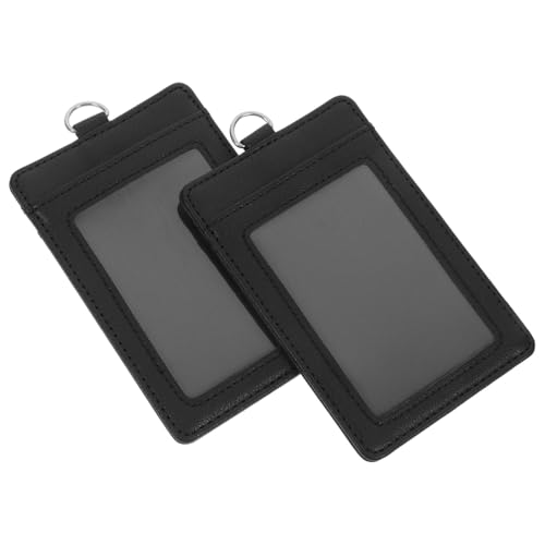 VILLCASE Vertikale Ausweishalter Für Lanyard 2 Stück Kartenhüllen Ausweishalter Pu-lederbezug VILLCASE Vertikale Ausweishalter Für Lanyard 2 Stück Kartenhüllen Ausweishalter Pu-lederbezug von VILLCASE