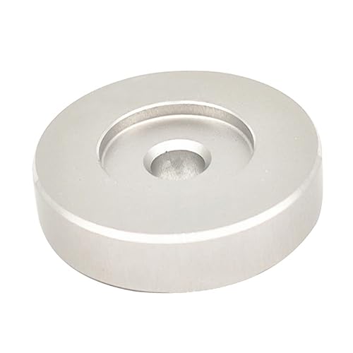 VILLCASE Vinyl Datensatzadapter Für Rekordspieler Aluminium Adapter Zur Verbesserung Der Klangqualität Für RPM Platten Leicht Tragbar Stabil Langlebig von VILLCASE
