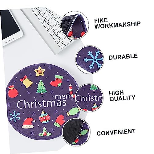 VILLCASE Weihnachtlicher Mauspad mit Rutschfester Gummibasis Runde Mausmatte für Gaming und Büro Kreative Weihnachtsgeschenkidee mit Festlichem Design und Optimaler Benutzererfahrung VILLCASE Weihnachtlicher Mauspad mit Rutschfester Gummibasis Runde Mausmatte für Gaming und Büro Kreative Weihnachtsgeschenkidee mit Festlichem Design und Optimaler Benutzererfahrung von VILLCASE