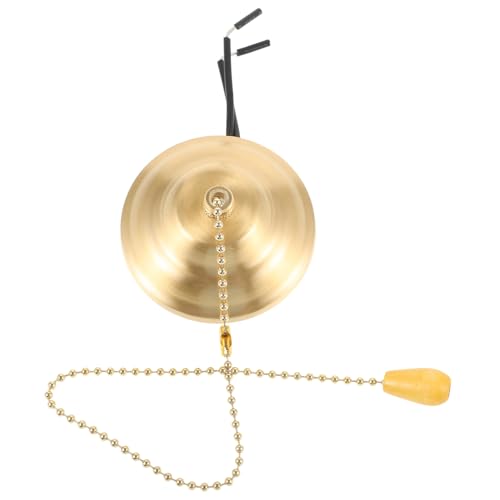 VILLCASE Zugschnur Lichtschalter Für Deckenlampen Robuste Und Langlebige Struktur Für Esszimmer Und Restaurants Einfache Installation Goldene Schnur von VILLCASE