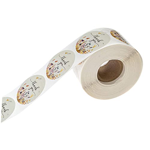 VILLFUL 500PCS Rolle Danke Aufkleber Etiketten Personalisierte Vinyl Aufkleber für Verpackung VILLFUL 500PCS Rolle Danke Aufkleber Etiketten Personalisierte Vinyl Aufkleber für Verpackung von VILLFUL