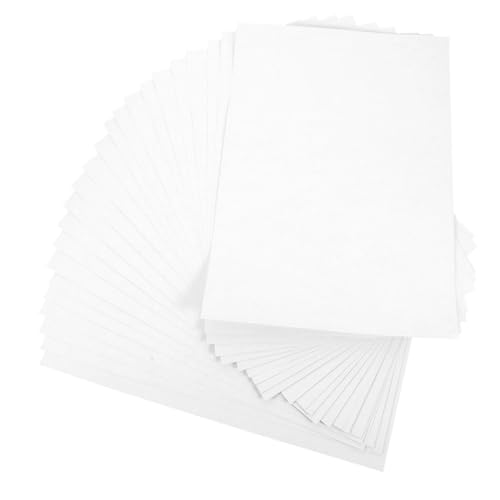 VILLFUL 100 Blatt Selbstklebendes Druckpapier, Aufkleberpapier, Für Drucker, Klebepapier, Etiketten, Bedruckbares Aufkleberpapier, Bedruckbares Aufkleberpapier, Große Aufkleber von VILLFUL