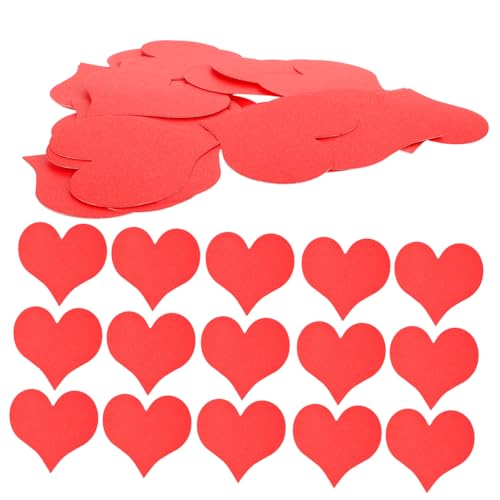VILLFUL 100 Stück Liebesgrußkarten, Herzkartenanhänger, Valentinstagsgrußkarten, Valentinstags Liebespapierkarten, Herzdesign, Dekoration, Bastelpapierkarten, Herzform, Herzförmige Karten VILLFUL 100 Stück Liebesgrußkarten, Herzkartenanhänger, Valentinstagsgrußkarten, Valentinstags Liebespapierkarten, Herzdesign, Dekoration, Bastelpapierkarten, Herzform, Herzförmige Karten von VILLFUL
