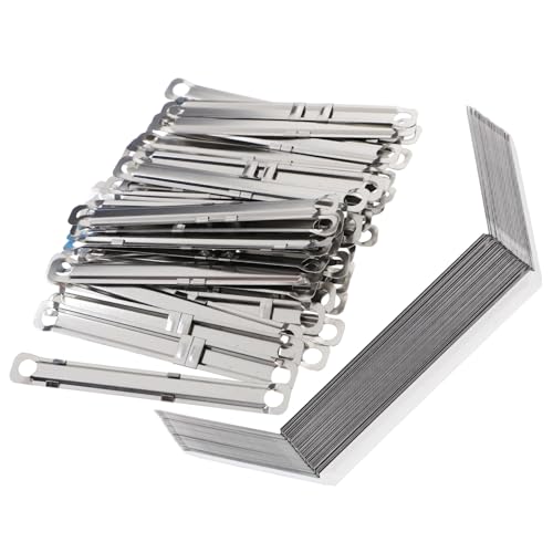 VILLFUL 150 Stück Metall-binderclips Binderinge Bindestreifen Für Büro Und Schule Dokumentenorganisation VILLFUL 150 Stück Metall-binderclips Binderinge Bindestreifen Für Büro Und Schule Dokumentenorganisation von VILLFUL