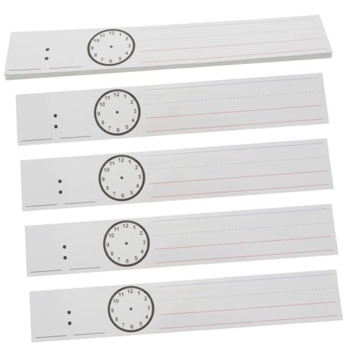 VILLFUL 2 Sätze Abreibekarten Lehrsatzstreifen, Lehrer Karton, Linierte Satzstreifen, Satzstreifen, Schreibstreifen Für Das Klassenzimmer, Satzstreifen Aus Papier, Wiederverwendbare VILLFUL 2 Sätze Abreibekarten Lehrsatzstreifen, Lehrer Karton, Linierte Satzstreifen, Satzstreifen, Schreibstreifen Für Das Klassenzimmer, Satzstreifen Aus Papier, Wiederverwendbare von VILLFUL