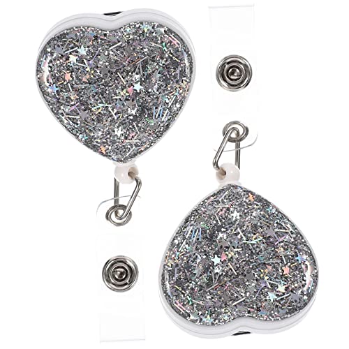 VILLFUL 2 Stück Love Easy Pull Button Badge Clips Namensschilderhalter Kartenclips Für Krankenschwesterkarten Tragbare Kartenclips Herzförmige Kartenschnallen Praktische Ausweishalter VILLFUL 2 Stück Love Easy Pull Button Badge Clips Namensschilderhalter Kartenclips Für Krankenschwesterkarten Tragbare Kartenclips Herzförmige Kartenschnallen Praktische Ausweishalter von VILLFUL