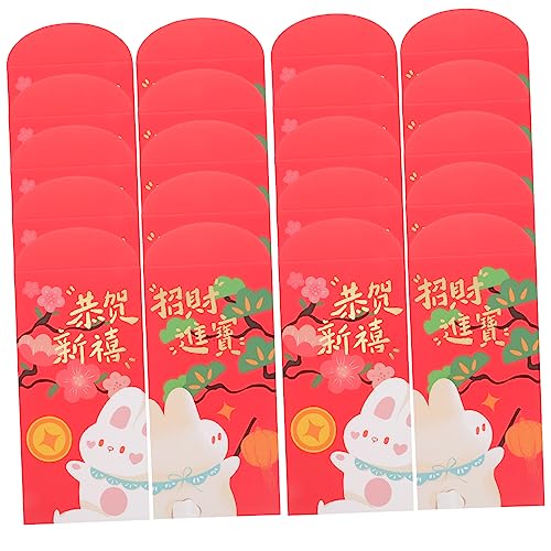VILLFUL 20 Stück Rote Umschläge Zum Jahr Des Hasen, Frühlingsfest, Glücksgeld, Neujahr, Hong Bao Paket, Kaninchen Jahr, Papier, Rote Pakete, Frühlingsfest Zubehör, Chinesisches Neujahr, VILLFUL 20 Stück Rote Umschläge Zum Jahr Des Hasen, Frühlingsfest, Glücksgeld, Neujahr, Hong Bao Paket, Kaninchen Jahr, Papier, Rote Pakete, Frühlingsfest Zubehör, Chinesisches Neujahr, von VILLFUL