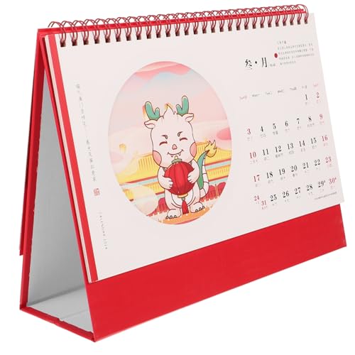 VILLFUL 2024 Kreativer Tischkalender, Schreibtisch Standkalender, Süßer Kalender, Klappkalender Für Den Schreibtisch, Monatskalender, Bürodekor, Desktop Kalender, Tischkalender, VILLFUL 2024 Kreativer Tischkalender, Schreibtisch Standkalender, Süßer Kalender, Klappkalender Für Den Schreibtisch, Monatskalender, Bürodekor, Desktop Kalender, Tischkalender, von VILLFUL