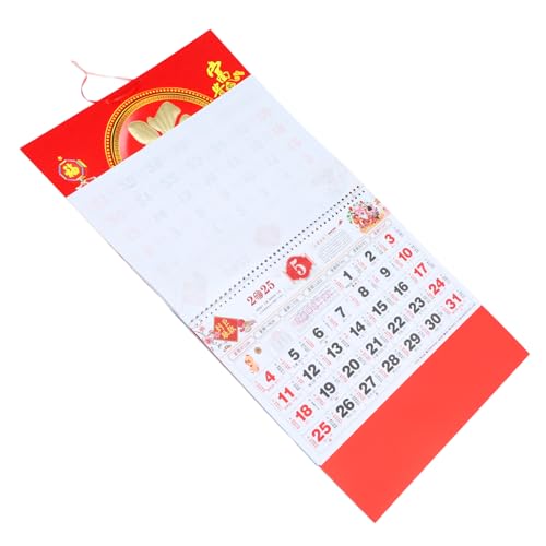 VILLFUL 2025 Segenszeichen Wandkalender Schlangenjahreskalender Papierkalender Neujahrskalender Traditioneller Hängekalender Hängekalender Im Chinesischen Stil Mondkalender VILLFUL 2025 Segenszeichen Wandkalender Schlangenjahreskalender Papierkalender Neujahrskalender Traditioneller Hängekalender Hängekalender Im Chinesischen Stil Mondkalender von VILLFUL