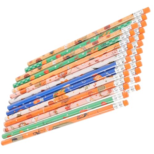 VILLFUL 24 Stück Geburtstags Briefpapier, Partygeschenk, Praktische Schreibstifte, Schüler Briefpapier, Bleistifte Mit Radiergummi Am Ende, Bleistift Mit Radiergummi, Taschenfüller Für VILLFUL 24 Stück Geburtstags Briefpapier, Partygeschenk, Praktische Schreibstifte, Schüler Briefpapier, Bleistifte Mit Radiergummi Am Ende, Bleistift Mit Radiergummi, Taschenfüller Für von VILLFUL
