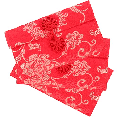 VILLFUL 3 Stück Roter Umschlag, Chinesische Geldtasche, Chinesisches Rotes Päckchen, Geldumschläge Für Hochzeiten, Rote Umschläge Für Hochzeiten, Chinesischer Roter Umschlag, Rotes VILLFUL 3 Stück Roter Umschlag, Chinesische Geldtasche, Chinesisches Rotes Päckchen, Geldumschläge Für Hochzeiten, Rote Umschläge Für Hochzeiten, Chinesischer Roter Umschlag, Rotes von VILLFUL