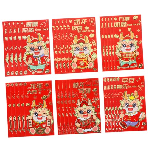 VILLFUL 30 Stück Rote Umschlagbeutel, Chinesisches Frühlingsfest, Rotes Päckchen, Festival Roter Umschlag, Roter Neujahrs Umschlag, Chinesische Glücksgeld Umschläge, Neujahrsbedarf, VILLFUL 30 Stück Rote Umschlagbeutel, Chinesisches Frühlingsfest, Rotes Päckchen, Festival Roter Umschlag, Roter Neujahrs Umschlag, Chinesische Glücksgeld Umschläge, Neujahrsbedarf, von VILLFUL