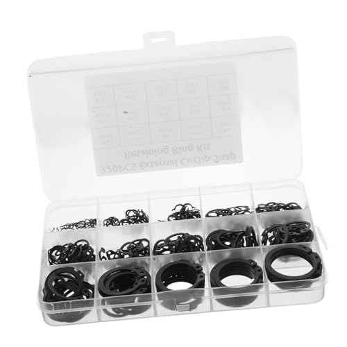 VILLFUL 320 Teiliger Sicherungsring, Sortiment Mit Externen Sprengringen, Sicherungsringe Für Externe Sprengringe, Sprengring Kit, Sortiment Mit Sprengringen, Glühbirnen Haltefederclip, VILLFUL 320 Teiliger Sicherungsring, Sortiment Mit Externen Sprengringen, Sicherungsringe Für Externe Sprengringe, Sprengring Kit, Sortiment Mit Sprengringen, Glühbirnen Haltefederclip, von VILLFUL