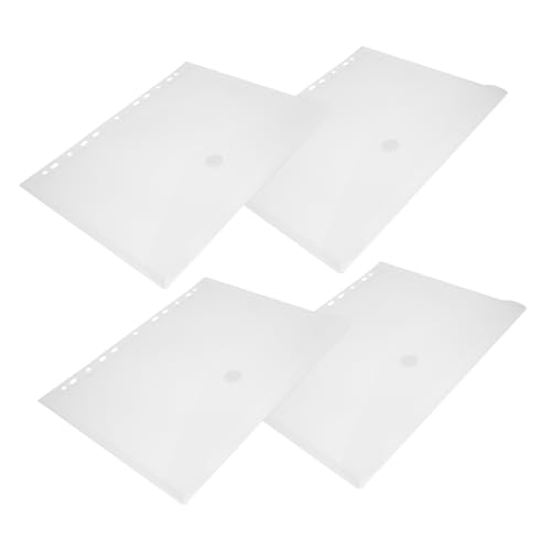 VILLFUL 4 Stück Federmäppchen, Dokumentenmappe Aus Kunststoff, Dokumentenumschlag, Aktenaufbewahrungshalter, Transparenter Dokumentenhalter, Dokumententaschen Aus Kunststoff, Umschlag, VILLFUL 4 Stück Federmäppchen, Dokumentenmappe Aus Kunststoff, Dokumentenumschlag, Aktenaufbewahrungshalter, Transparenter Dokumentenhalter, Dokumententaschen Aus Kunststoff, Umschlag, von VILLFUL