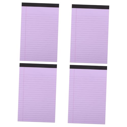 VILLFUL Lilafarbene Notizbücher im A5-Format 4-teiliges Nachfüll-Notizbuch linierte Notizblöcke für das Büro stabile Notizblöcke aus Papier VILLFUL Lilafarbene Notizbücher im A5-Format 4-teiliges Nachfüll-Notizbuch linierte Notizblöcke für das Büro stabile Notizblöcke aus Papier von VILLFUL