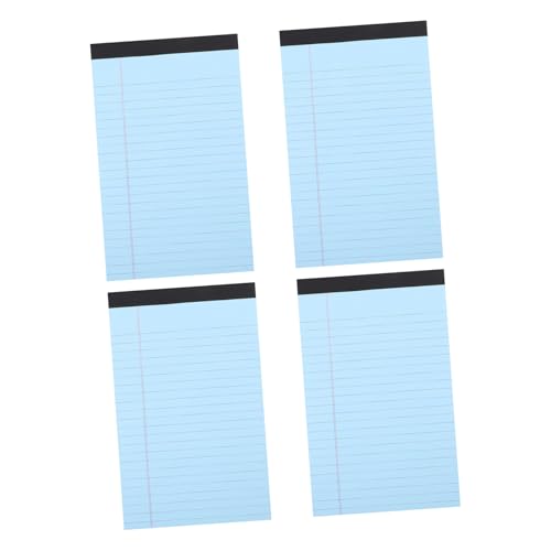 VILLFUL Notizbuch linierte Seiten 4 Stück A5 Notizblock tragbarer Notizblock Taschenformat Legal Pad Memo-Notizbuch VILLFUL Notizbuch linierte Seiten 4 Stück A5 Notizblock tragbarer Notizblock Taschenformat Legal Pad Memo-Notizbuch von VILLFUL
