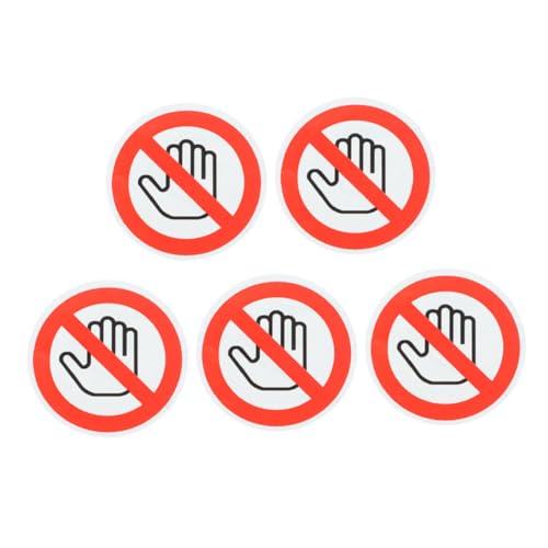 VILLFUL 5 Bögen Warnschild Aufkleber, „Berühren Verboten“, Schild, Vorsichtsschild, Warnschild, „Berühren Verboten“, Etiketten, Sicherheitswarnschild, Selbstklebend, „Berühren Verboten“, VILLFUL 5 Bögen Warnschild Aufkleber, „Berühren Verboten“, Schild, Vorsichtsschild, Warnschild, „Berühren Verboten“, Etiketten, Sicherheitswarnschild, Selbstklebend, „Berühren Verboten“, von VILLFUL