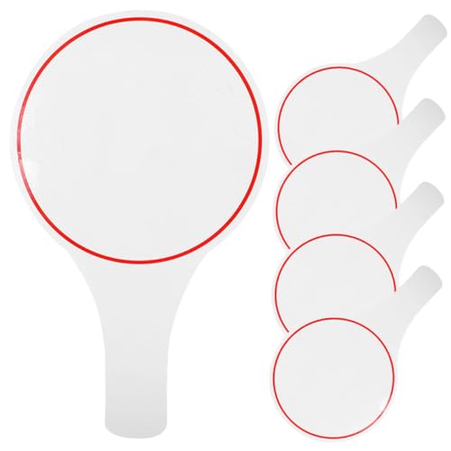 VILLFUL 5 Stück Anzeigetafel Hand Whiteboard Antworttafeln Löschbare Tafel Handheld Whiteboards Trocken Abwischbare Paddel Anzeigetafel Löschbare Handtafel Auktionspaddel Handheld VILLFUL 5 Stück Anzeigetafel Hand Whiteboard Antworttafeln Löschbare Tafel Handheld Whiteboards Trocken Abwischbare Paddel Anzeigetafel Löschbare Handtafel Auktionspaddel Handheld von VILLFUL