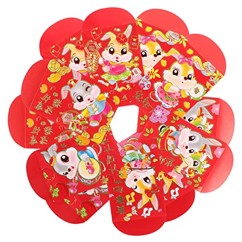 VILLFUL 60 Stück Rote Neujahrsumschläge, Neujahrsumschläge, Geldtaschen Zum Chinesischen Neujahr, Chinesische Geldumschläge, Geldumschläge Zum Mondneujahr, Chinesische VILLFUL 60 Stück Rote Neujahrsumschläge, Neujahrsumschläge, Geldtaschen Zum Chinesischen Neujahr, Chinesische Geldumschläge, Geldumschläge Zum Mondneujahr, Chinesische von VILLFUL