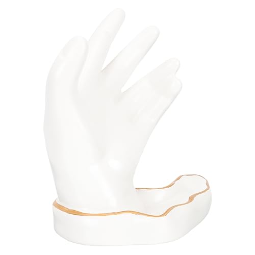VILLFUL Handyhalter Dekoration Schreibtisch Handyständer Handförmiges Telefongestell Büro Telefonhalter Telefonhalterständer Handy Stützständer Desktop Telefonhalter Mobiler Ständer von VILLFUL