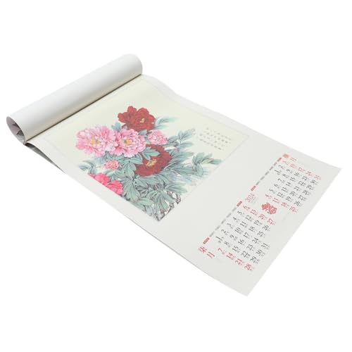 VILLFUL Jahr Des Drachenkalenders Hängekalender Im Chinesischen Stil Monatlicher Mondkalender Frühlingsfest Dekoration Neujahrsdekorationen Wandkalender Mit Drachenmuster Chinesischer von VILLFUL