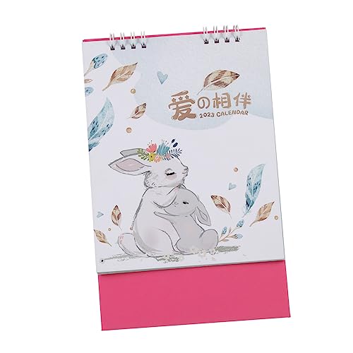 VILLFUL Jahr Des Hasenkalenders, Dekorativer Schreibtischkalender, Schreibtischkalender, Bürokalender, 2023, Monatskalender, Schreibtischmonatskalender, Zeitplan, Schreibkalender, Büro VILLFUL Jahr Des Hasenkalenders, Dekorativer Schreibtischkalender, Schreibtischkalender, Bürokalender, 2023, Monatskalender, Schreibtischmonatskalender, Zeitplan, Schreibkalender, Büro von VILLFUL
