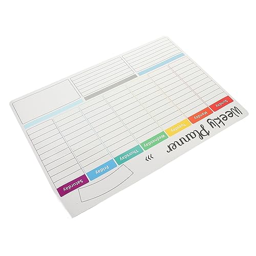 VILLFUL Kalenderaufkleber, Zeitplankalender Für Den Kühlschrank, Kühlschrankkalender, Kühlschrank Whiteboard, Trocken Abwischbares Whiteboard Für Den Kühlschrank, Kalender, Whiteboard VILLFUL Kalenderaufkleber, Zeitplankalender Für Den Kühlschrank, Kühlschrankkalender, Kühlschrank Whiteboard, Trocken Abwischbares Whiteboard Für Den Kühlschrank, Kalender, Whiteboard von VILLFUL