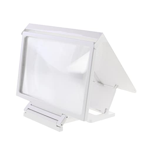 VILLFUL 3D-Videoverstärker für Telefon Mobile Bildschirmlupe Kreativer Ständerhalter Optischer Bildschirmverstärker zum Lesen von VILLFUL