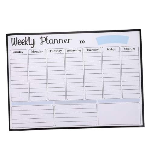 VILLFUL Löschbarer Kalender, Wiederverwendbare Planertafel, Multifunktionale Kühlschranktafel, Kalender Für Den Kühlschrank, Heimküche, Memotafel Für Den Kühlschrank, Kalender Für Den VILLFUL Löschbarer Kalender, Wiederverwendbare Planertafel, Multifunktionale Kühlschranktafel, Kalender Für Den Kühlschrank, Heimküche, Memotafel Für Den Kühlschrank, Kalender Für Den von VILLFUL